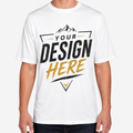 EA Unisex Light Cotton T-Shirt Front Design, 100% Cotton, 4.45 oz