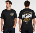 EA Unisex Heavy Cotton T-Shirt Front & Back Design 5.3 oz