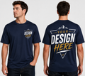 EA Unisex Tri-Blend T-Shirt Front & Back Design