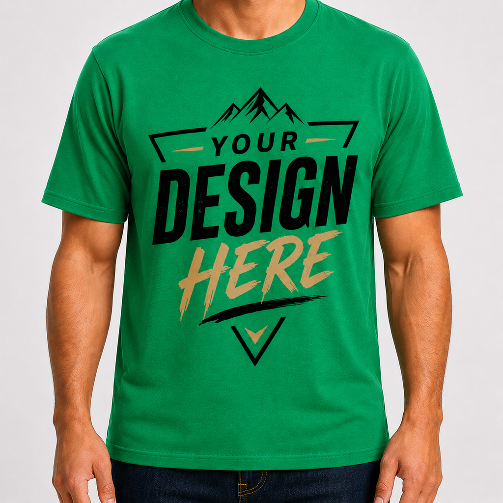 EA Unisex Soft-Style Cotton T-Shirt Front Design, 100% Cotton, 4.5 oz