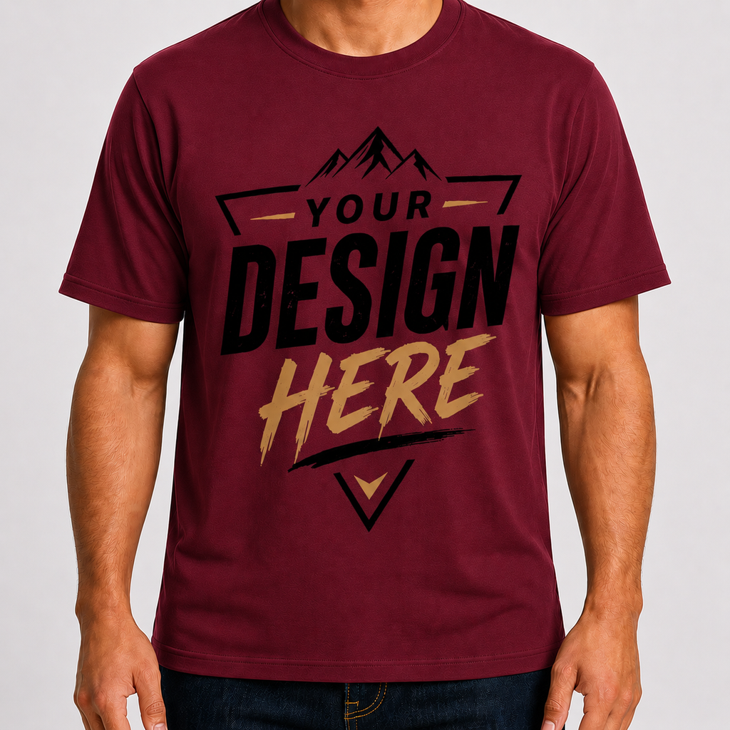 EA Unisex Soft-Style Cotton T-Shirt Front Design, 100% Cotton, 4.5 oz